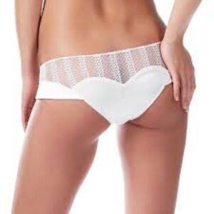 Kiki De Montparnasse Muse Heart Panty In ivory